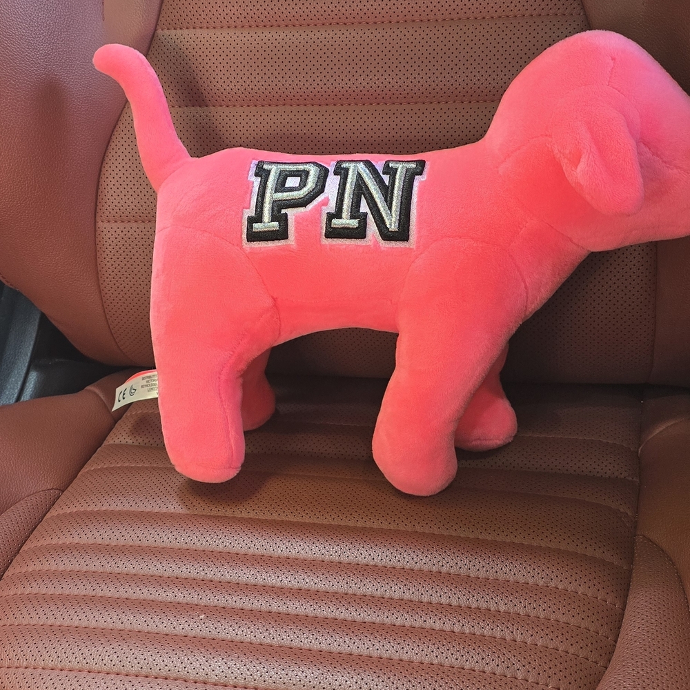 Victoria's Secret Bright Pink Dog Toy
